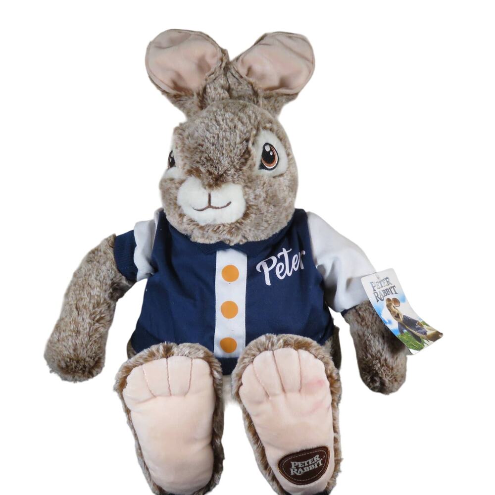 DanDee Collector's Choice Peter Rabbit Plush Toy, Movie Edition with Jacket Tag